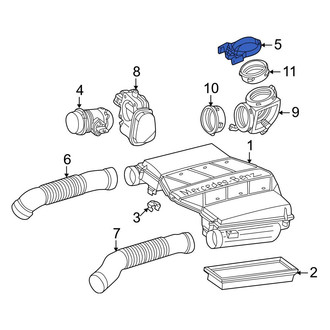 Mercedes-Benz OE - Mass Air Flow Sensor Bracket