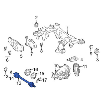 Mercedes-Benz OE - Rear Left CV Axle Assembly