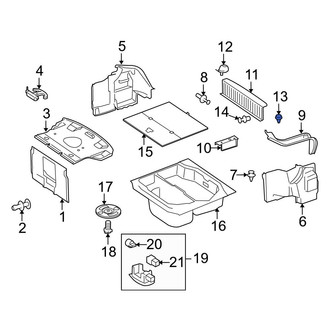Mercedes-Benz OE - Power Door Resistance Pinch Sensor Rivet