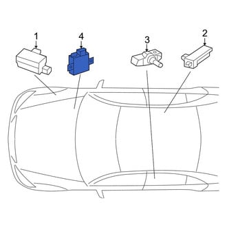 Mercedes-Benz OE - Tire Pressure Monitoring System (TPMS) Control Module