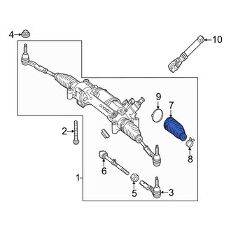 Mercedes-Benz OE - Rack and Pinion Bellows