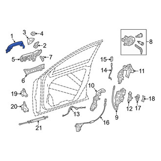 Mercedes-Benz OE - Rear Left Outer Exterior Door Handle