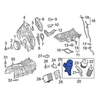 Mercedes-Benz OE - Engine Oil Filter Housing