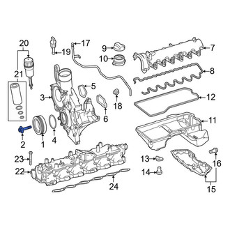 Mercedes-Benz OE - Engine Harmonic Balancer Bolt