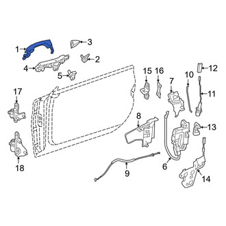 Mercedes-Benz OE - Front Left Outer Exterior Door Handle