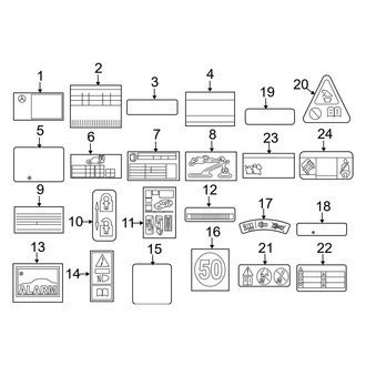 Mercedes-Benz OE - Information Labels - Labels