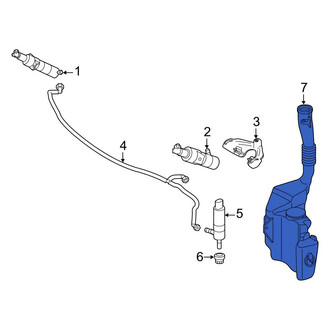 Mercedes-Benz OE - Front Washer Fluid Reservoir