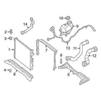 Mercedes-Benz OE - Cooling - Radiator & Components