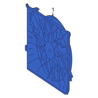 Mercedes-Benz OE - Engine Cooling Fan Assembly