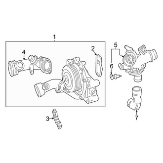 Mercedes-Benz OE - Cooling - Water Pump (Bluetec 4Matic)