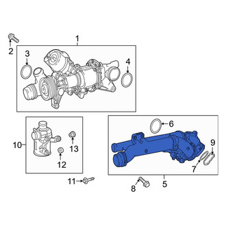 Mercedes-Benz OE - Engine Coolant Thermostat Kit