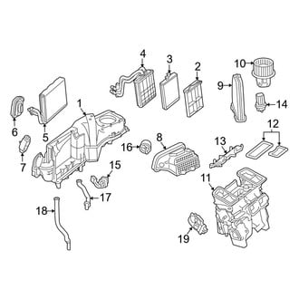 Mercedes-Benz OE - Air Conditioner & Heater - Evaporator & Heater Components