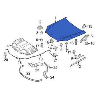 Mercedes-Benz OE - Front Hood Panel