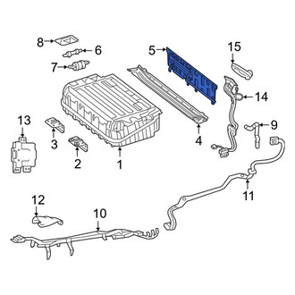 Mercedes-Benz OE - Rear Drive Motor Battery Pack Bracket
