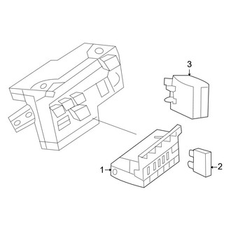 Mercedes-Benz OE - Electrical - Fuse & Relay (Rear Compartment), (Sport Utility X253 Body Code)