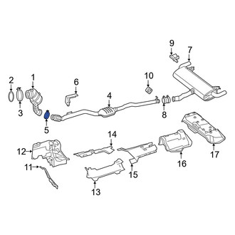 Mercedes-Benz OE - Exhaust Clamp