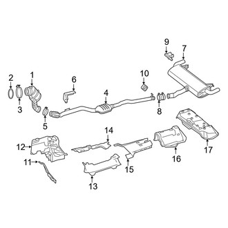 Mercedes-Benz OE - Exhaust System - Exhaust Components (Sport Utility X253 Body Code)