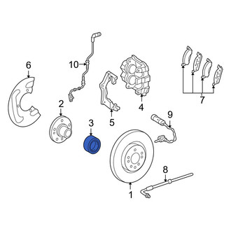 Mercedes-Benz OE - Front Wheel Bearing