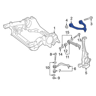 Mercedes-Benz OE - Front Right Lower Forward Suspension Control Arm