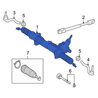 Mercedes-Benz OE - Rack and Pinion Assembly