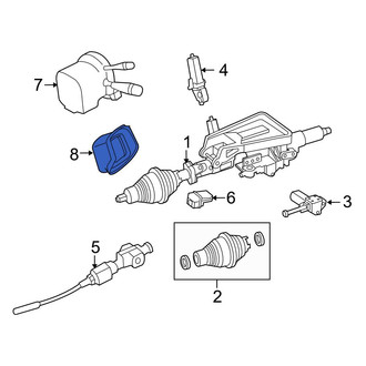 Mercedes-Benz OE - Steering Column Cover