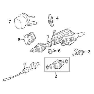 Mercedes-Benz OE - Steering Column Assembly (Sport Utility X253 Body Code)