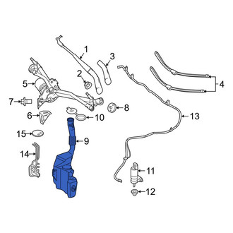 Mercedes-Benz OE - Front Washer Fluid Reservoir