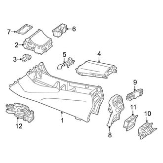 Mercedes-Benz OE - Console (Sport Utility X253 Body Code)