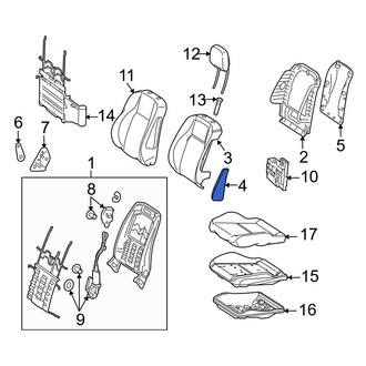 Mercedes-Benz OE - Front Right Lower Seat Air Bag