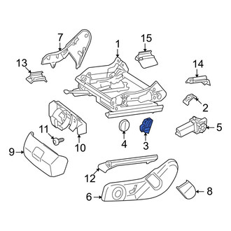 Mercedes-Benz OE - Front Right Power Seat Switch
