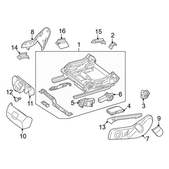 Mercedes-Benz OE - Seats & Tracks - Tracks & Components (With Memory)