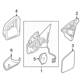 Mercedes-Benz OE - Front Door - Outside Mirrors