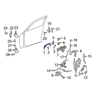 Mercedes-Benz OE - Front Left Outer Exterior Door Handle