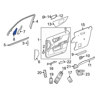 Mercedes-Benz OE - Right Door Mirror Gasket