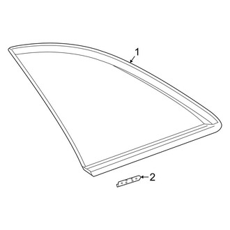 Mercedes-Benz OE - Quarter Panel - Glass (Sport Utility X253 Body Code)