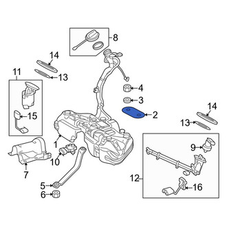 Mercedes-Benz OE - Fuel Tank Bracket