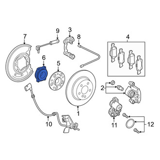 Mercedes-Benz OE - Rear Wheel Bearing