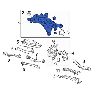 Mercedes-Benz OE - Front Suspension Subframe Crossmember