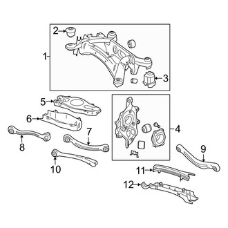 Mercedes-Benz OE - Rear Suspension - Suspension Components (Sport Utility X253 Body Code AWD)
