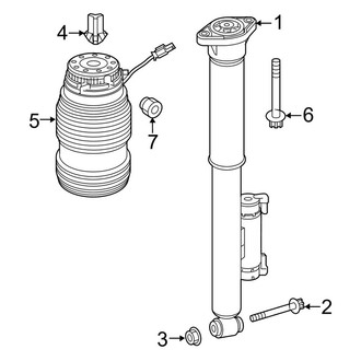 Mercedes-Benz OE - Rear Suspension - Shocks & Components (With Air Ride Suspension)