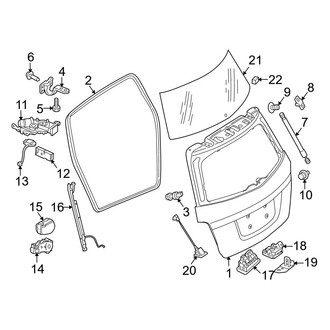 Mercedes-Benz OE - Lift Gate - Gate & Hardware
