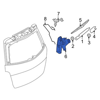 Mercedes-Benz OE - Rear Wiper Motor