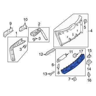 Mercedes-Benz OE - Rear Liftgate Pull Handle
