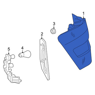 Mercedes-Benz OE - Rear Left Outer Tail Light Assembly