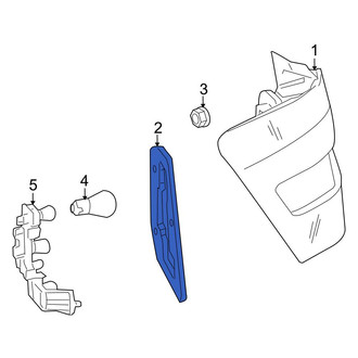 Mercedes-Benz OE - Outer Tail Light Seal