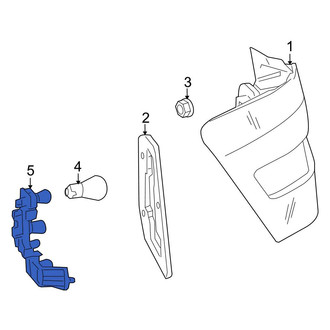 Mercedes-Benz OE - Rear Left Tail Light Socket