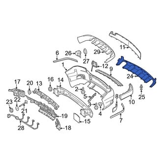 Mercedes-Benz OE - Rear Valance Panel