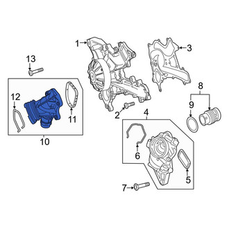 Mercedes-Benz OE - Engine Coolant Inlet Flange