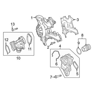 Mercedes-Benz OE - Cooling - Water Pump (Sport Utility X253 Body Code)