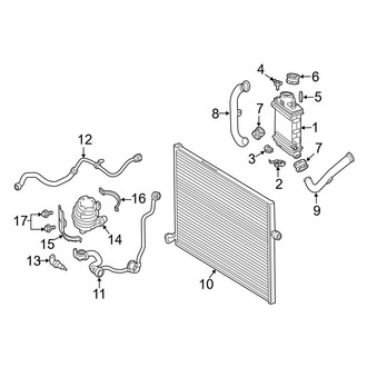 Mercedes-Benz OE - Cooling - Intercooler (Sport Utility X253 Body Code)